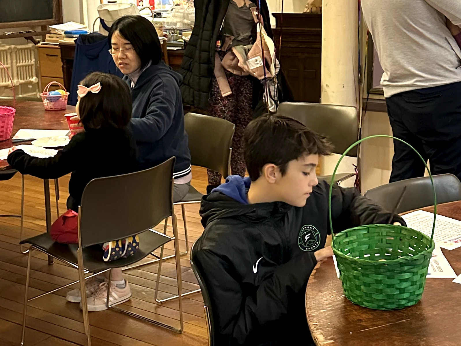 Photo of children doing crafts